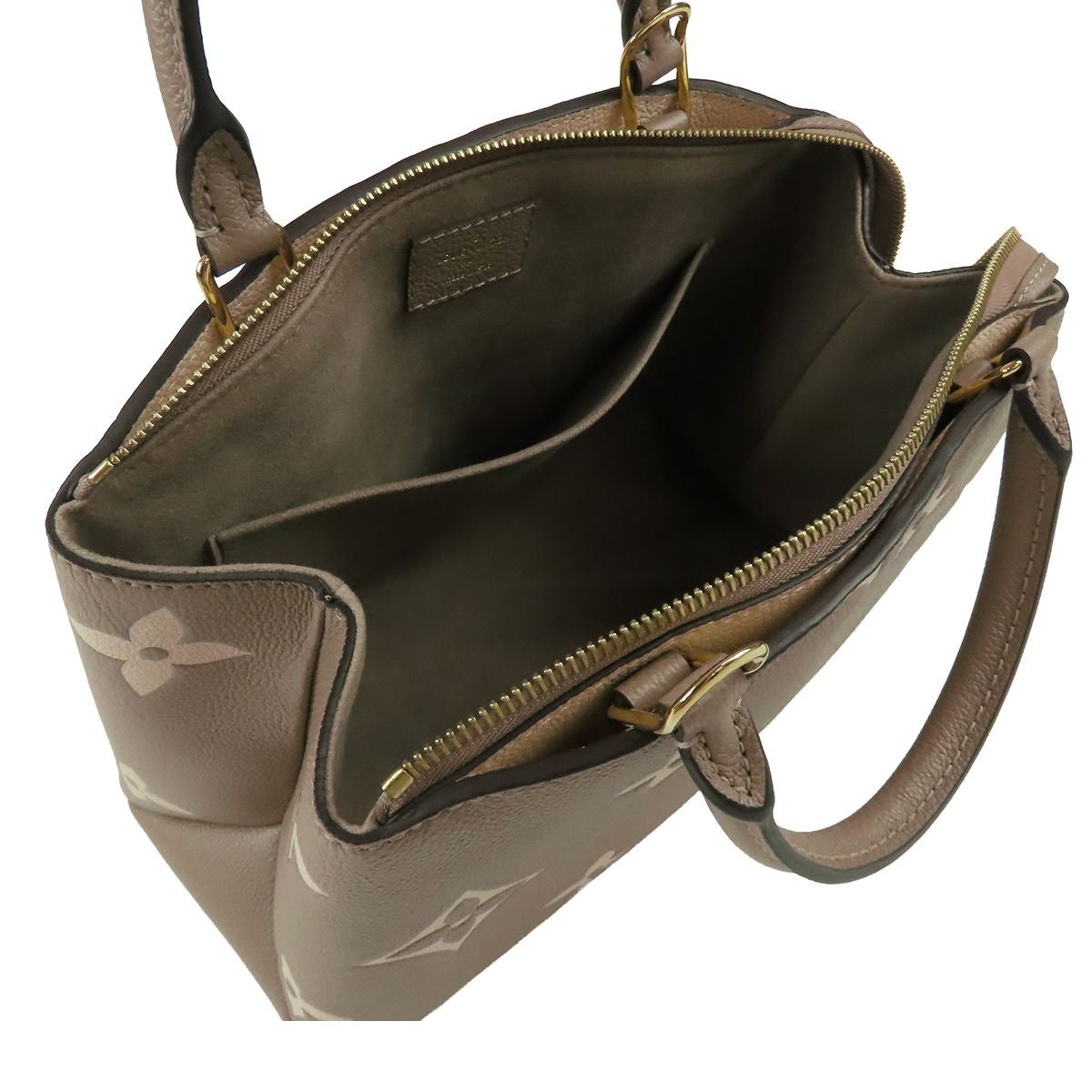 Louis Vuitton Petit Palais Tourterelle Cream Monogram Giant Bicolor 2-Way — view 4