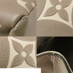 Louis Vuitton Petit Palais Tourterelle Cream Monogram Giant Bicolor 2-Way — view 7
