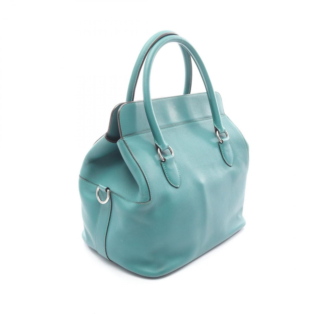 Hermes Handbag Toolbox 26 Malachite Leather Green — view 2