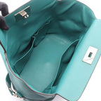 Hermes Handbag Toolbox 26 Malachite Leather Green — view 3
