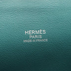 Hermes Handbag Toolbox 26 Malachite Leather Green — view 4