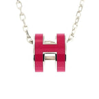 Hermes Necklace Pop Ash Mini Pendant Le Jugalante Silver Color Accessori — view 2