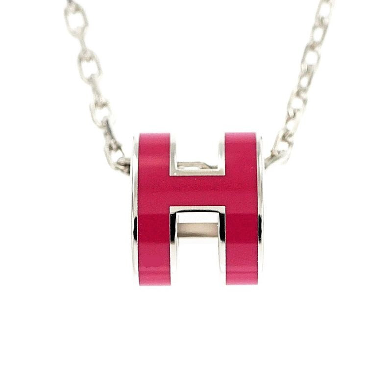 Hermes Necklace Pop Ash Mini Pendant Le Jugalante Silver Color Accessori — view 2
