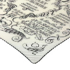 Hermes Scarf Silk Pleats Lart Decrire Art of Calligraphy White — view 5