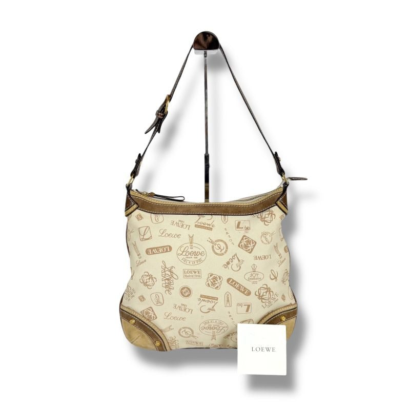 Loewe 160 Th Anniversary One Shoulder Hobo Bag Limited Edition Beige