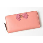 Gucci Wallet Long Round Zipper GG Marmont Ribbon Pink Dlxwj — view 2