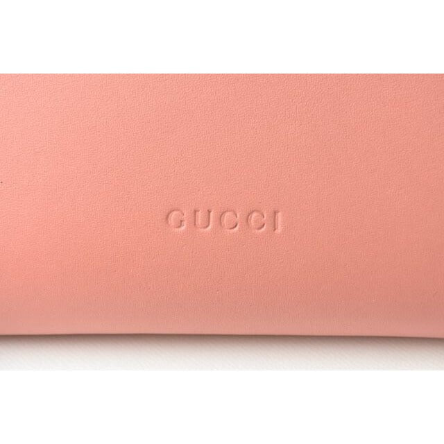Gucci Wallet Long Round Zipper GG Marmont Ribbon Pink Dlxwj — view 4