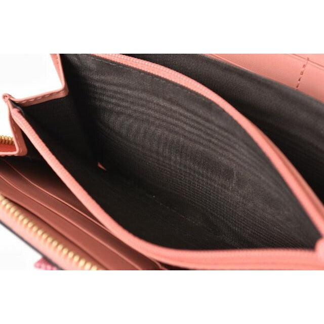 Gucci Wallet Long Round Zipper GG Marmont Ribbon Pink Dlxwj — view 8