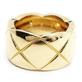 Chanel 18K Yellow Gold Coco Crush Ring Large Model