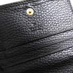 Gucci Wallet Women Leather Black Card Case — view 6