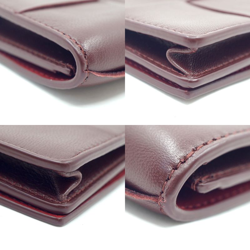 Bottega Veneta Cassette Business Card Case Wallet Gdhardware Red — view 5