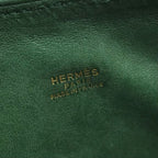 Hermes Bolide 35 Green Epsom Gold Hand Ba Handbag — view 9