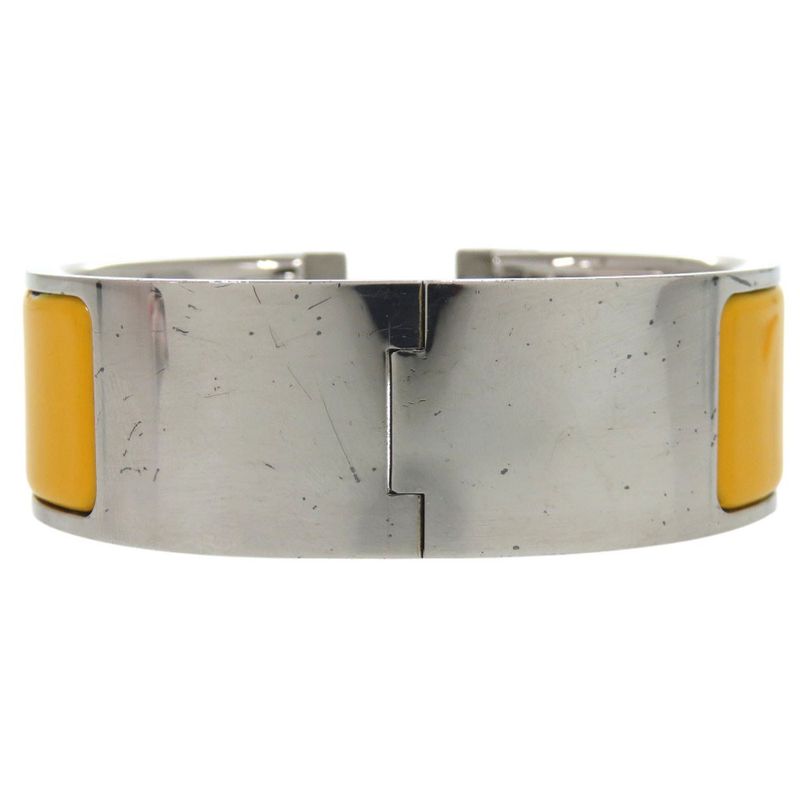 Hermes Clic Clac H GM Bracelet Metal Enamel Yellow 1200 — view 6