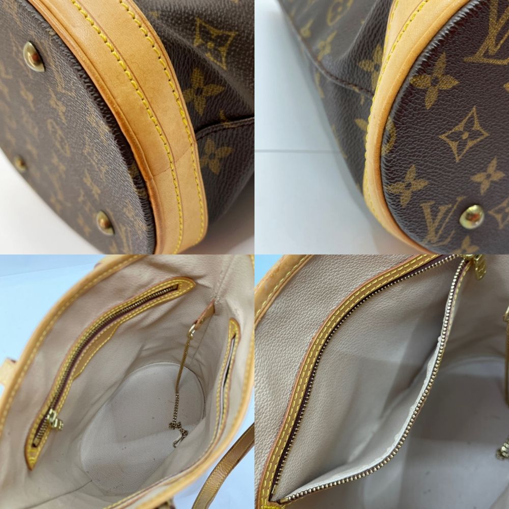 Louis Vuitton Monogram Petit Baguette Tote Bag Brown — view 7