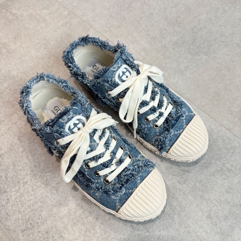 Gucci GG Denim Sneakers Logo 24 SS 35 Low Cut — view 2