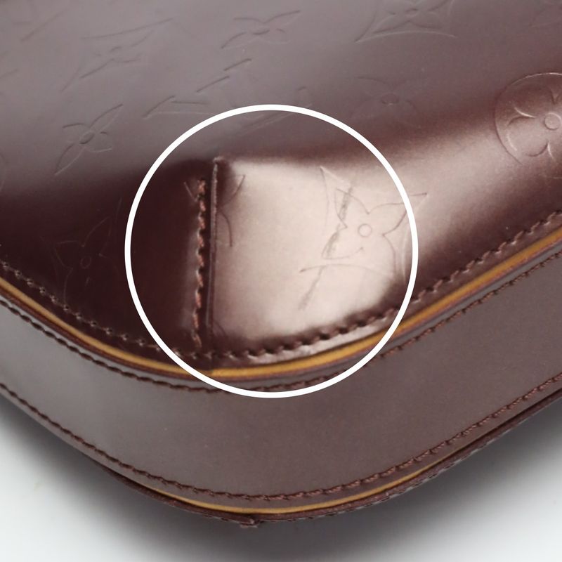 Louis Vuitton Monogram Matte Mini Bag Faula Handbag Violets — view 9
