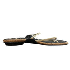 Chanel Coco Mark Strap Sandals Size 35 Black — view 6
