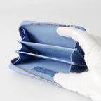 Chanel Coin Case Classic Zip Purse Light Blue — view 5