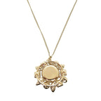 Chanel Faux Pearl Stone Chien Pan Gold B19K Coco Mark Necklace Accessory 0998 — view 4