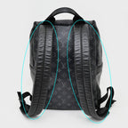 Louis Vuitton Monogram Eclipse Apollo Noir Black Backpack Bag — view 7