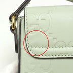 Gucci GG Super Mini Shoulder Bag Green Crossbody — view 4