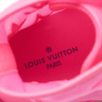 Louis Vuitton Tattoo Line High Cut Sneakers 8 Neon Pink Mesh — view 6