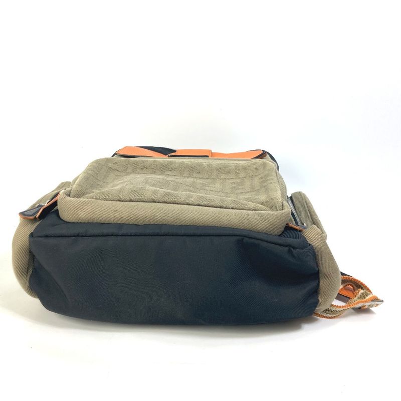 Fendi Backpack Zucca Multi 7 Vz048 Nylon Canvas Black — view 5