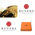 Hermes Earrings Serie 3 Strand Gold GP Plated Accessories Jewelry Small Accessori — view 6
