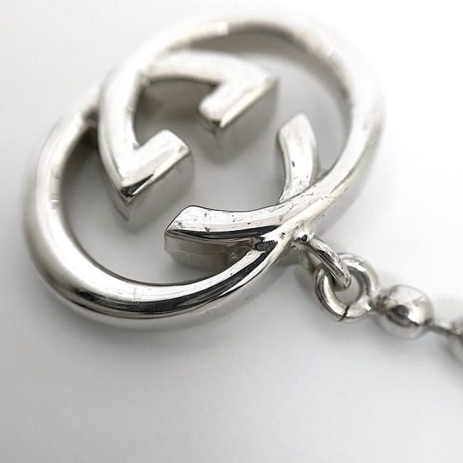 Gucci Ball Chain Necklace in Silver with Star Ring — view 4