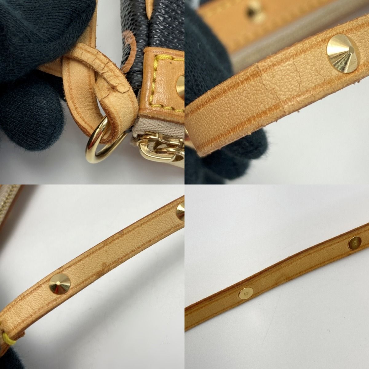 Louis Vuitton Monogram Multicolor Pochette Accessory Noir — view 7