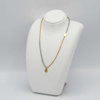 Louis Vuitton Necklace Gold Color And Silver Combination — view 7