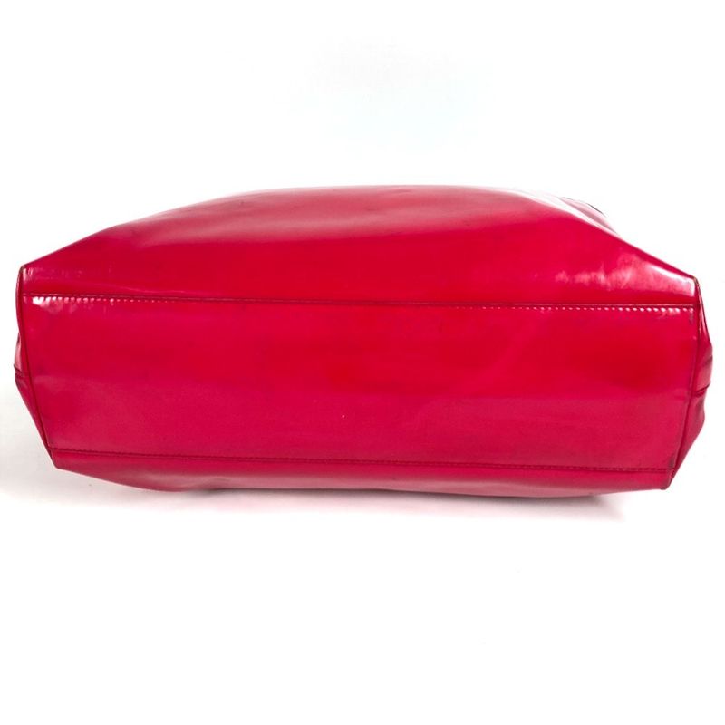 Prada Handbag Triangle Logo Plate Enamel Pink — view 5