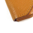 Hermes le Van Cattle Verso Bicolor Chevre Mizor Coin Case Brown Pink — view 6