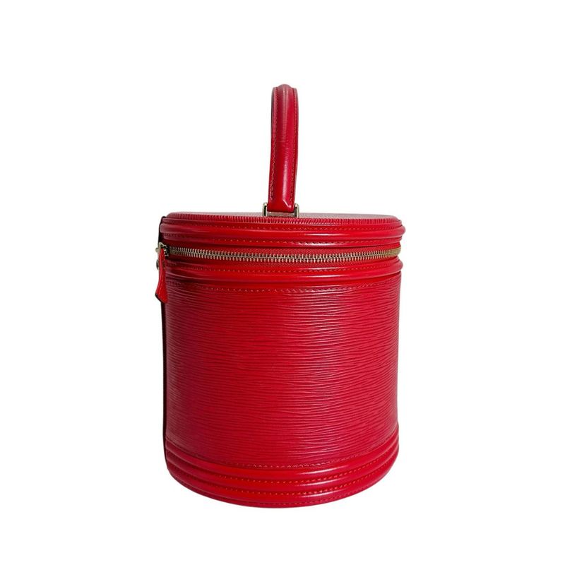 Louis Vuitton Epi Handbag Cannes Castellian Red — view 3