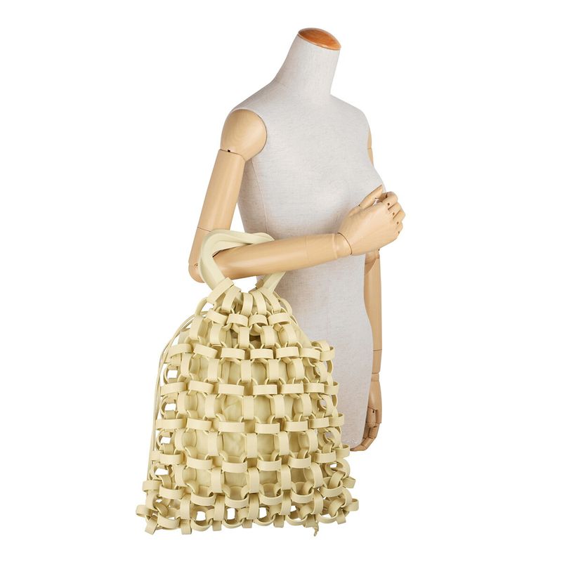 Bottega Veneta Handbag Leather Chain Bag White — view 6