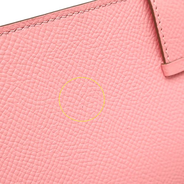 Hermes Long Wallet Bearn Souffle Vaux Epson Rose Confetti Gold Hardware Bifold — view 5