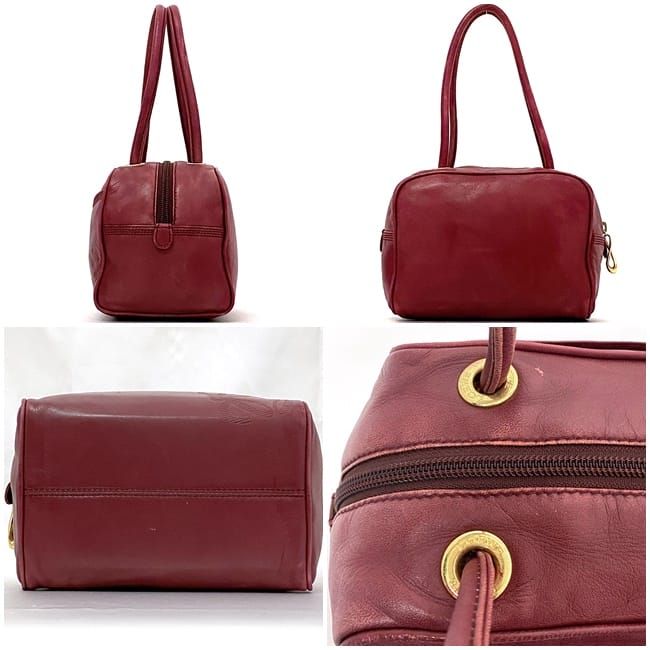 Loewe Handbag Bordeaux Anagram Nappa Leather — view 4