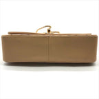 Chanel Diana CC Logo Quilted Lambskin Turnlock Chain Shoulder Bag Beige — view 3