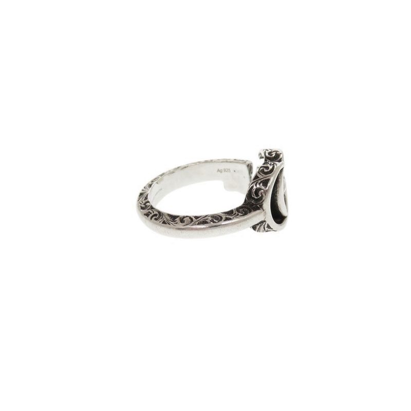 Gucci Double G Silver 925 Size 15-16 Ring 1241 — view 5