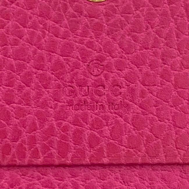 Gucci Bifold Wallet Pink GG Marmont — view 2