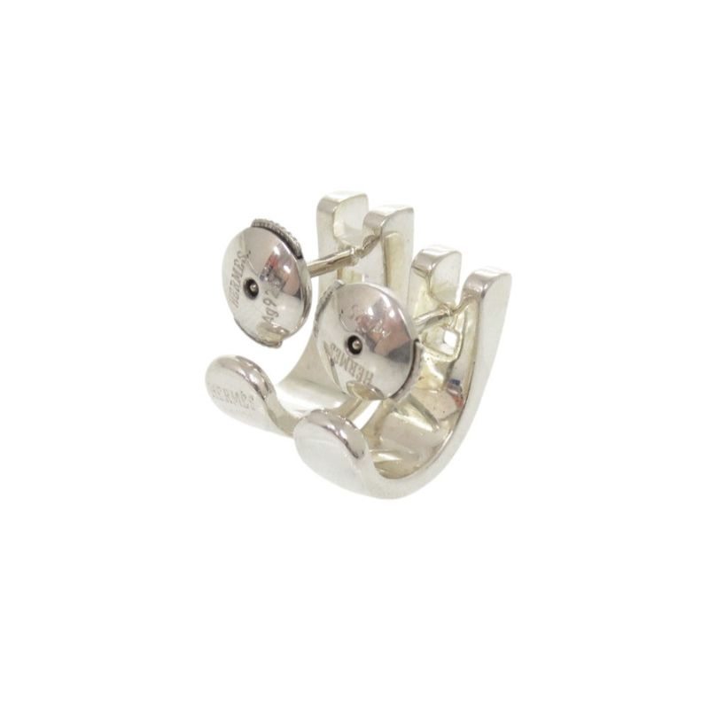 Hermes Hera Cles Silver 925 Earrings 2189 — view 4