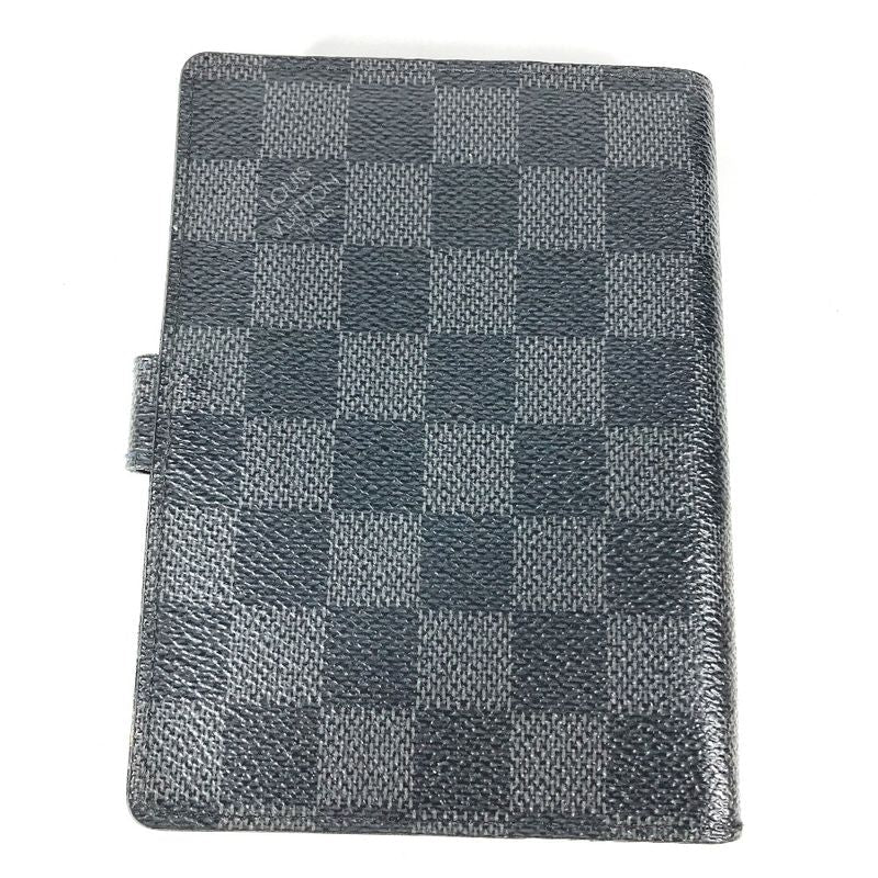 Louis Vuitton Notebook Cover Illustre Agenda PM Damier Graphite Canvas — view 3