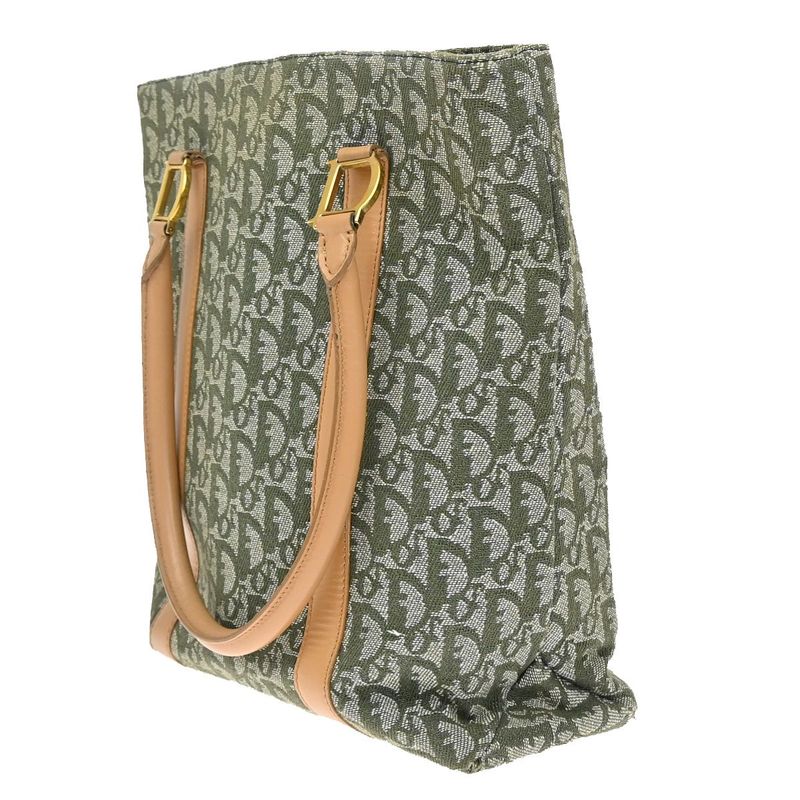 Christian Dior Shoulder Tote Leather Canvas 85 Kb001 — view 2