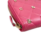 Chanel Long Wallet Zip Round Ap1590 Quilted Lambskin Coco Mark — view 3