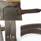 Louis Vuitton Tote Bag Cabas Bobol Monogram Brown Casual A4 Compartment — view 5