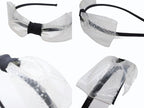 Chanel Headband CC Logo Clear Black — view 4