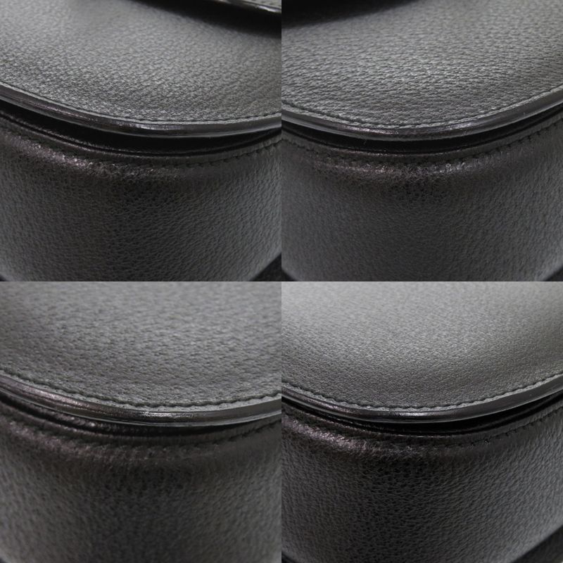 Gucci 2-Way Bamboo 000 1364 0633 Leather Black Handbag 0733 — view 4