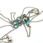 Gucci Necklace Blue Topaz Heart in SV 925 Silver — view 3