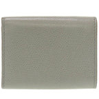 Christian Dior Compact Wallet Leather Gray Trifold Purse 0037 — view 3