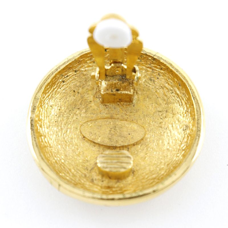 Chanel Coco Mark Gold Plated 30.0 g Earrings — view 7